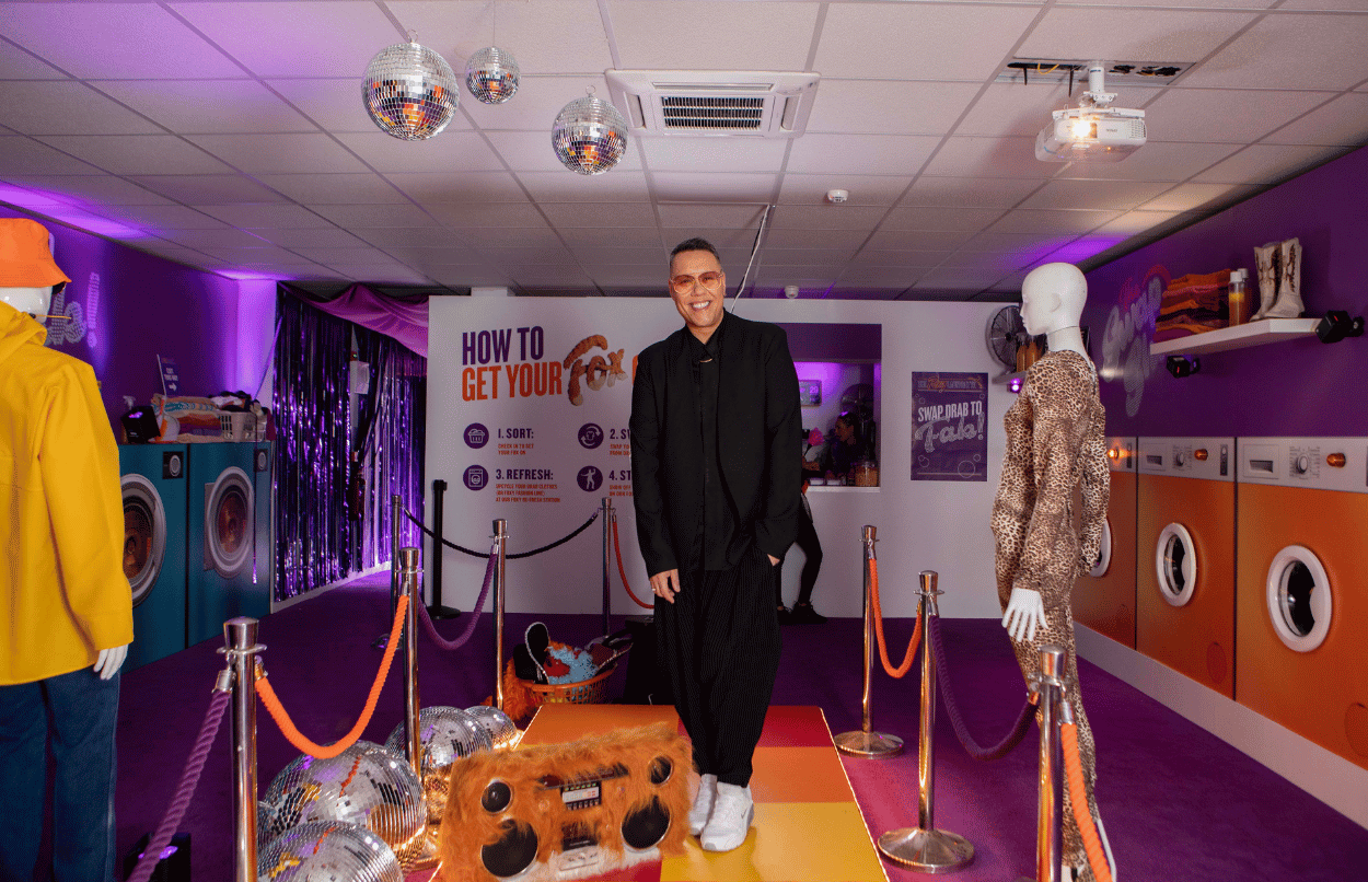 Gok Wan in the Foxy Laundrette